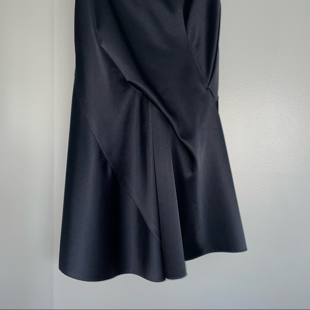 3.1 Phillip Lim Tapestry Dress Navy Blue EUC size 4 Saks Asymmetrical - Picture 2 of 7